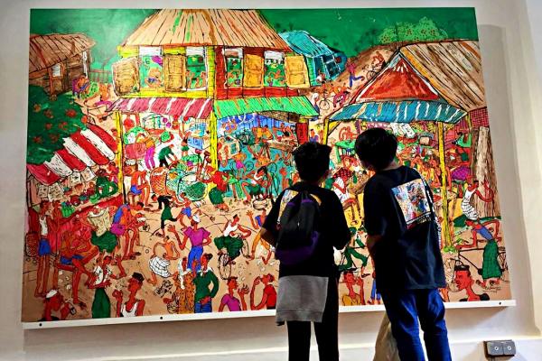 Kide Baharuddin Artist Debut Solo Show extends to 2 August at Tun Perak Co-Op